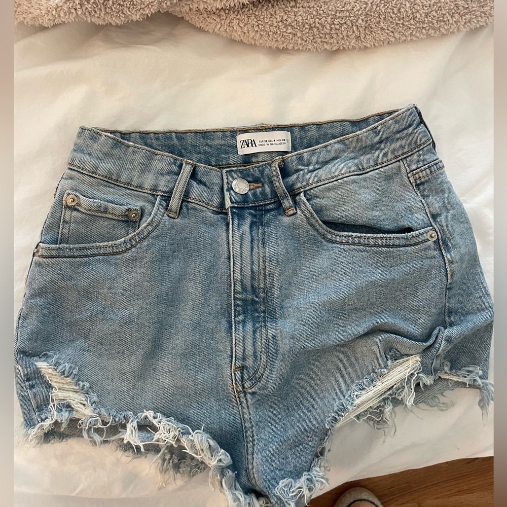 Zara denim shorts